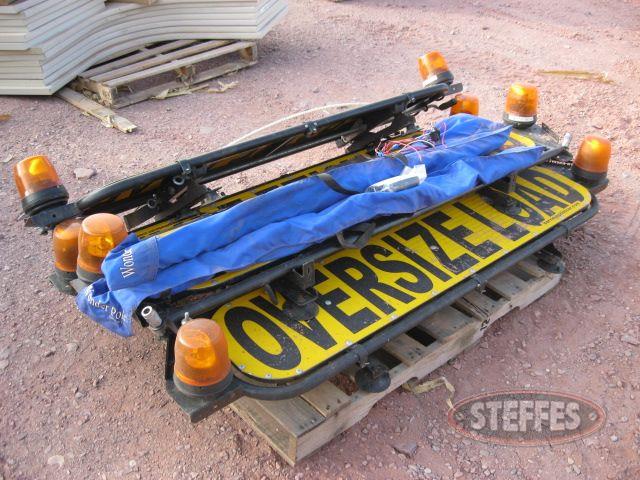 (4) Oversize load signs for top of vehicle, 